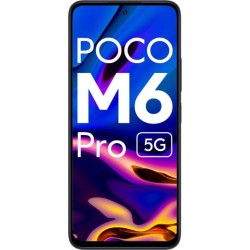 POCO M6 Pro 5G (Power Black, 128 GB)  (6 GB RAM)
