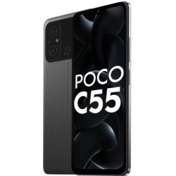 POCO C55 (Power Black, 64 GB)  (4 GB RAM)