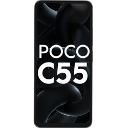 POCO C55 (Power Black, 128 GB)  (6 GB RAM)