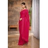 Women Polyester Solid Saree