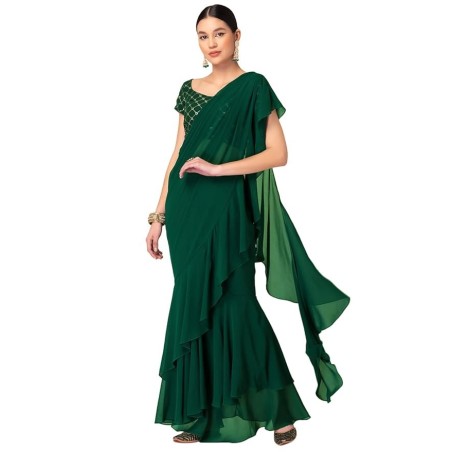 Women's Polyester Maxi Skirt