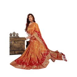 Banarasi Silk Traditional saree with Unstitch Heavy Blouse Piece