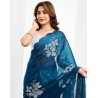 Saree Fabric: Shimmer Chiffon | Blouse Fabric: Shimmer Chiffon | Work:: Saree: Sequence Embroidery | Blouse: Sequins Embroidery
