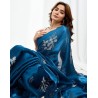 Saree Fabric: Shimmer Chiffon | Blouse Fabric: Shimmer Chiffon | Work:: Saree: Sequence Embroidery | Blouse: Sequins Embroidery