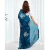 Saree Fabric: Shimmer Chiffon | Blouse Fabric: Shimmer Chiffon | Work:: Saree: Sequence Embroidery | Blouse: Sequins Embroidery