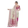 MANOHARI Most Trendy Jacquard Work Woven Saree with Unstitch Blouse Piece