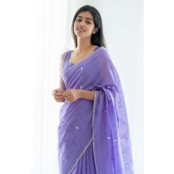 Women's Woven Cotton Silk Saree