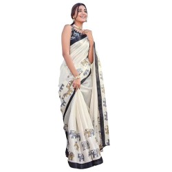 Kanjivaram Saree with Blouse Material |saree for Women