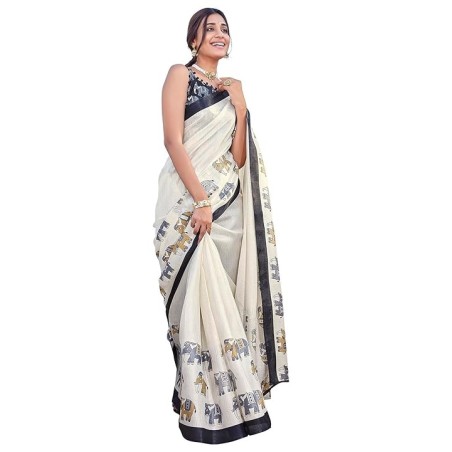 Kanjivaram Saree with Blouse Material |saree for Women