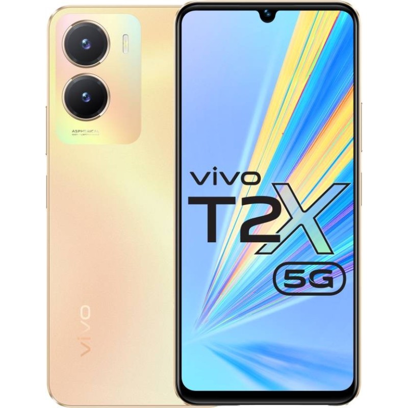 vivo T2x 5G (Aurora Gold, 128 GB)  (8 GB RAM)