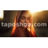 Cinematic Portrait – Indian Woman in Golden Sunlight Digital Wall Art
