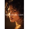 Art Deco Glamour Portrait – Indian Woman in Golden Studio Lighting