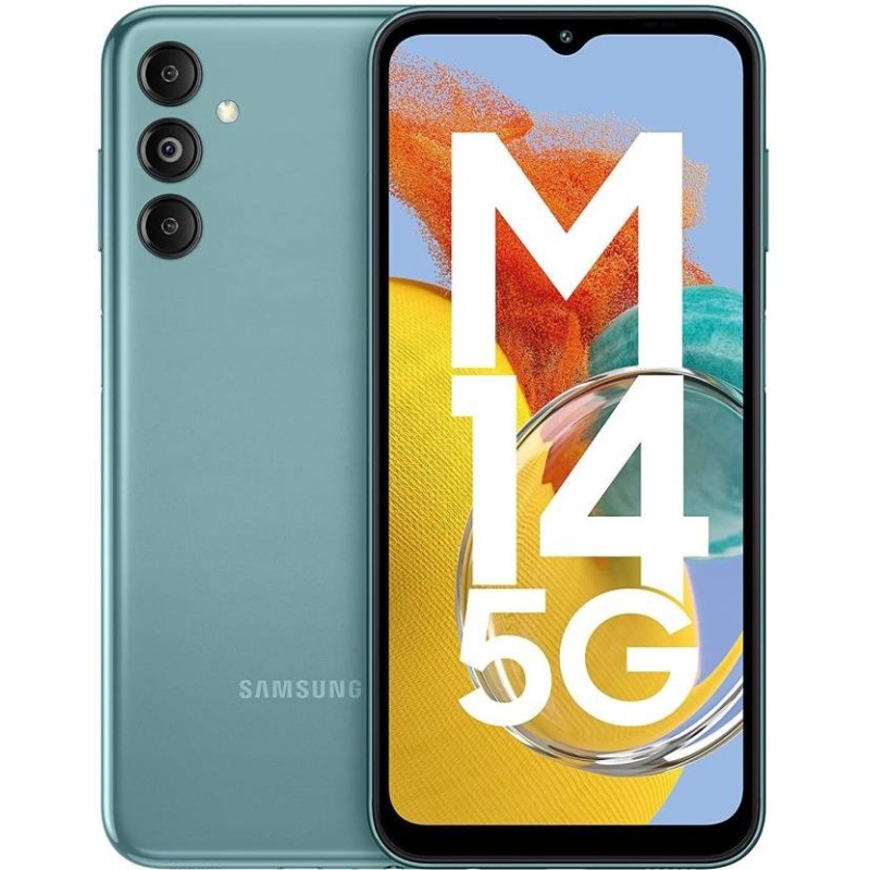 SAMSUNG Galaxy M14 5G (Smoky Teal, 128 GB)  (4 GB RAM)